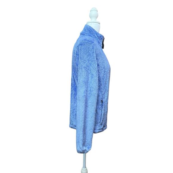 The North Face Sz S Osito Periwinkle Plush Full Zip Fleece Jacket Comfort Cozy - Picture 2 of 10